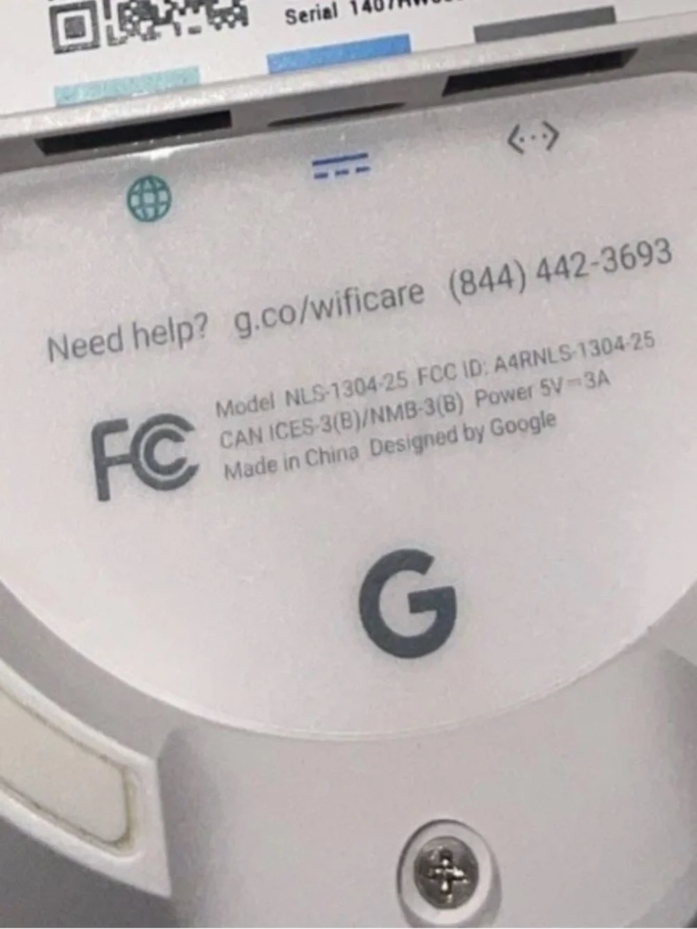 Google WiFi System Router NLS-1304-25 Lot Of 2 - No Power Supply - Picture 2 of 3